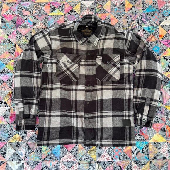 Cortech Boulevard Collective The Bender Mens Street Motorcycle Flannel Shirt M - Picture 1 of 7